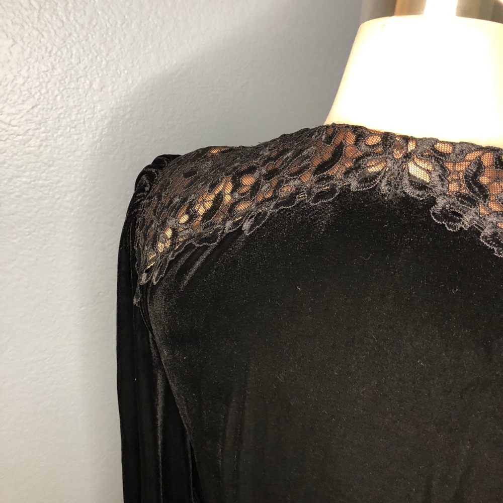 NWOT Dita Von Teese velvet DAHLIA retro Robe L - Picture 10 of 13